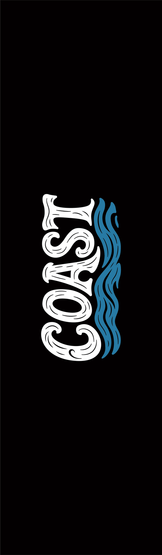Coast Scooter Griptape - Classic - Blue/White