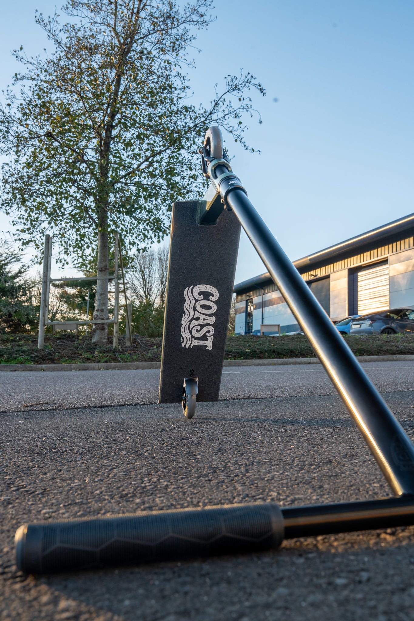 Coast Scooter Griptape - White Logo